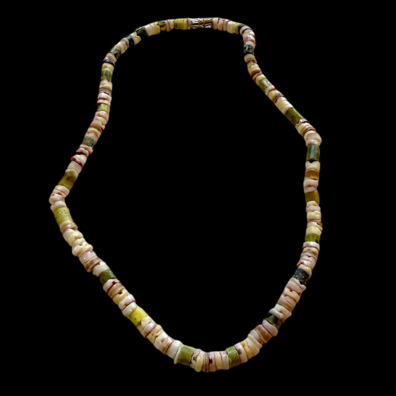 Vintage Boho Mexican Shell and Stone Bead Necklaces - From The Andes
