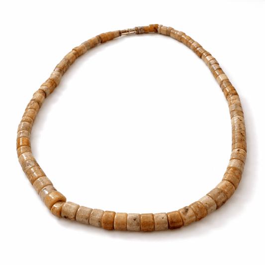 Vintage Boho Mexican Shell and Stone Bead Necklaces - From The Andes