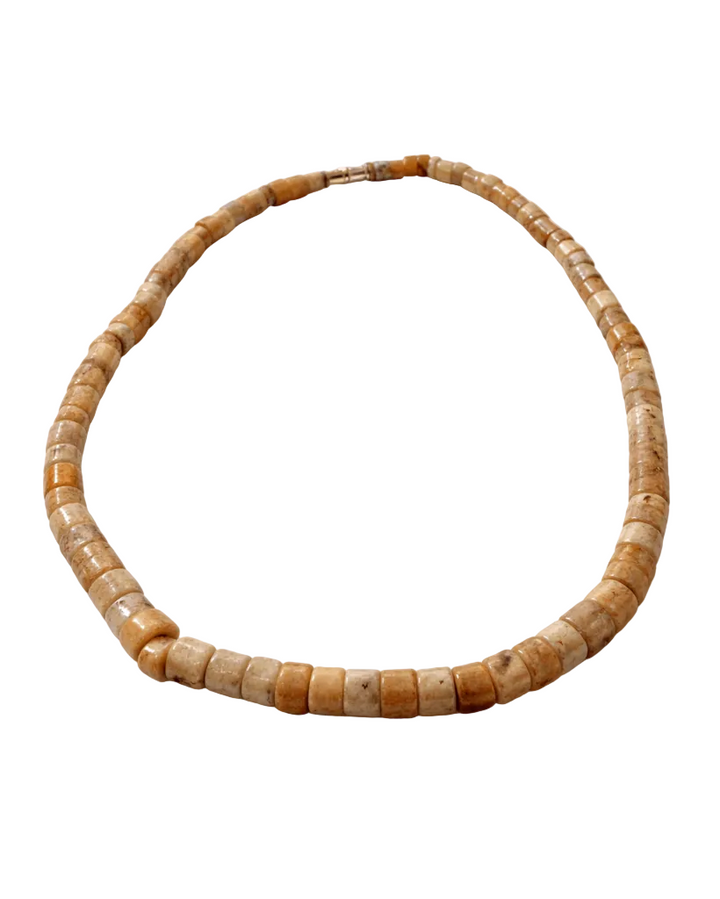 Vintage Boho Mexican Shell and Stone Bead Necklaces - From The Andes