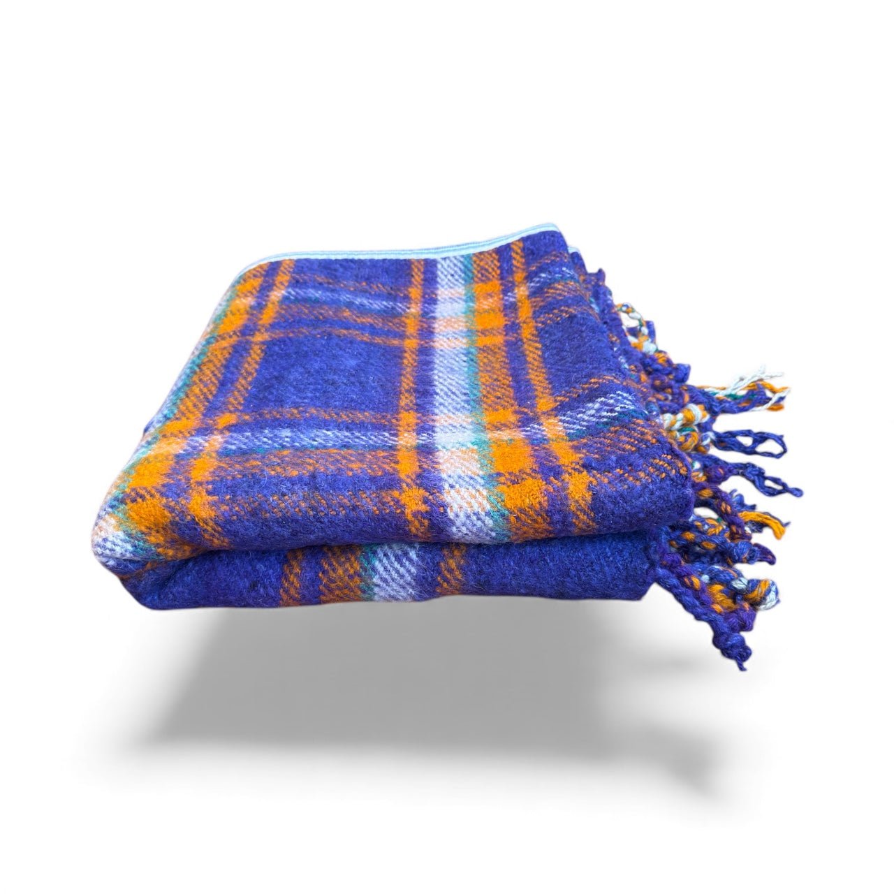 Vintage Bolivian Alpaca Heavyweight Blanket - From The Andes