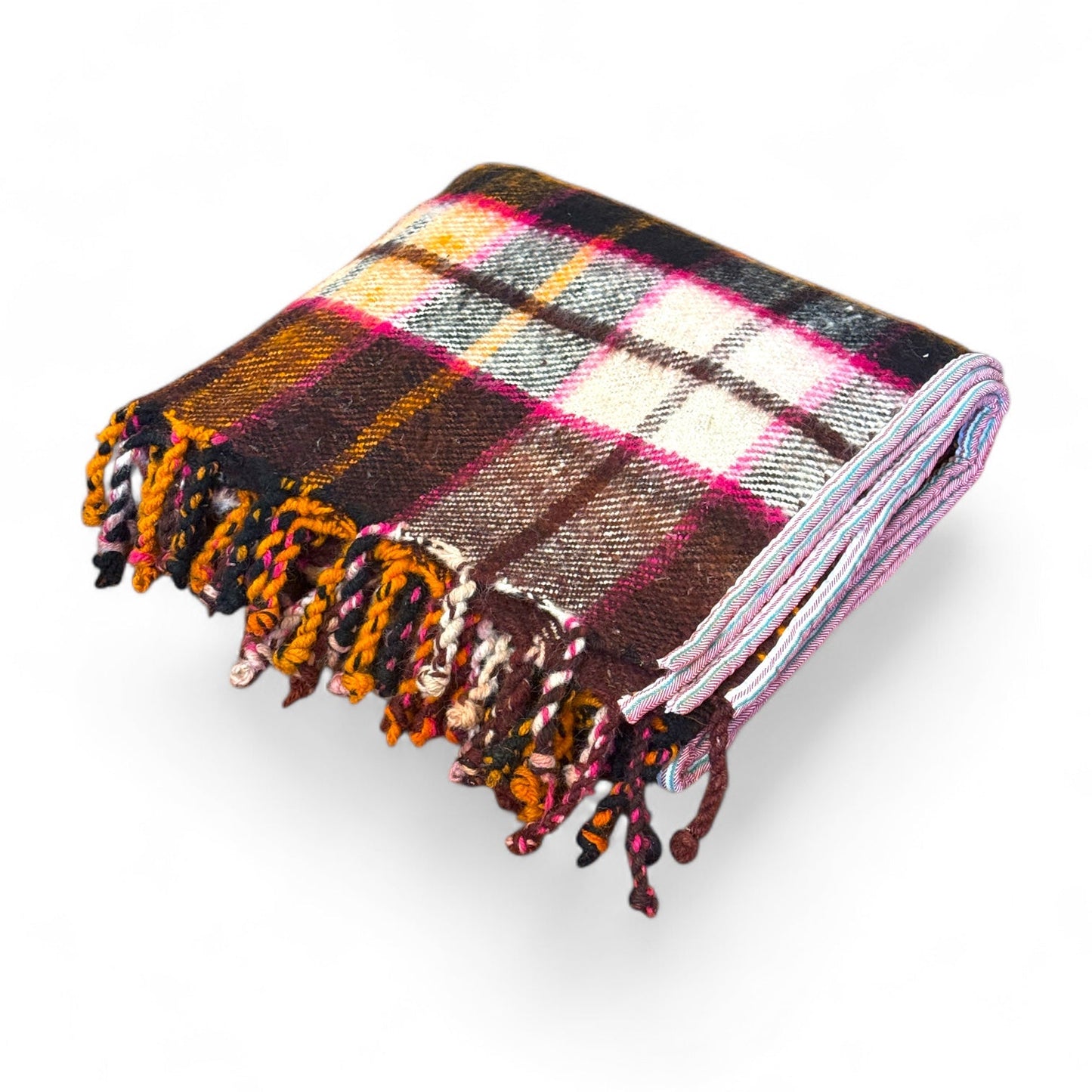 Vintage Bolivian Alpaca Heavyweight Blanket - From The Andes