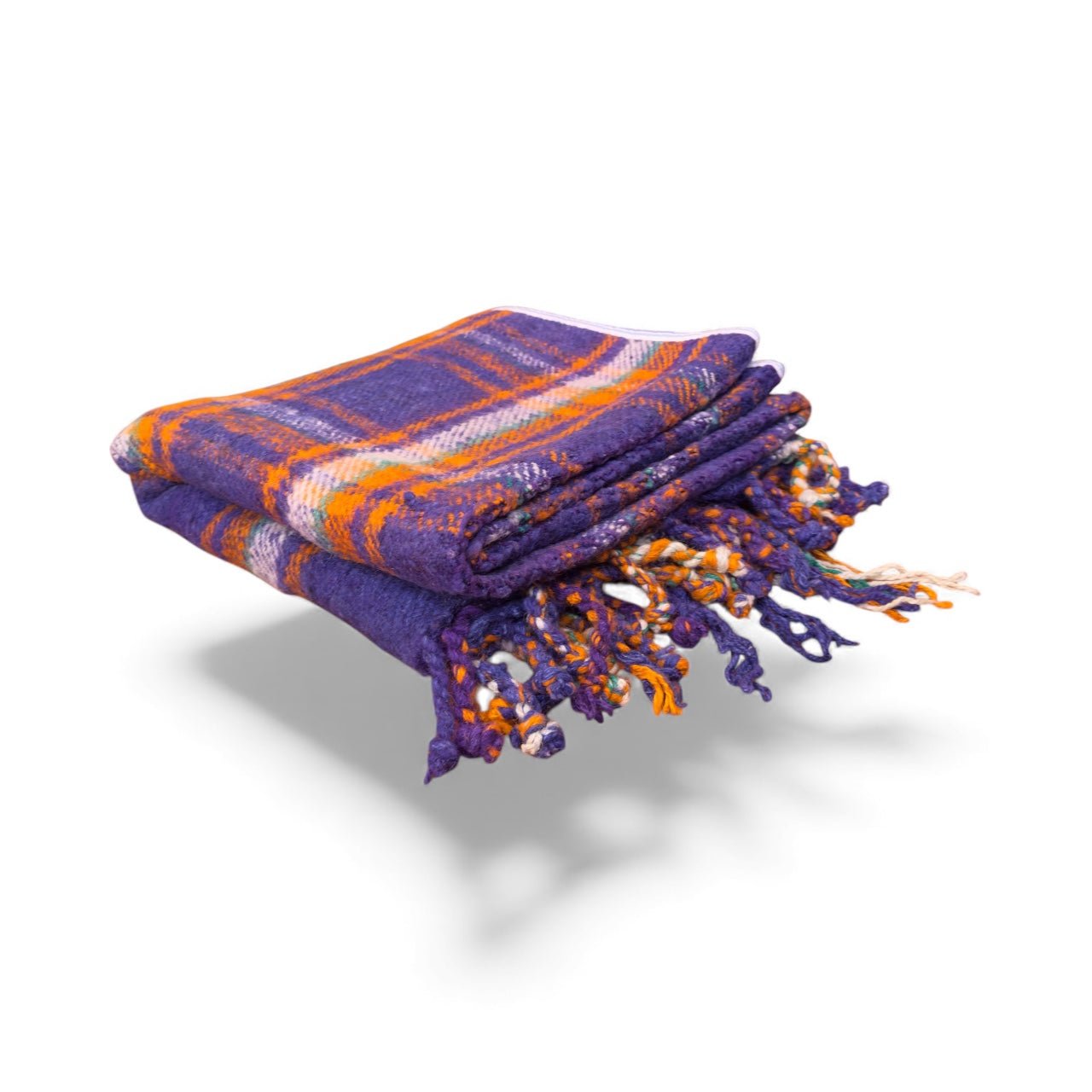 Vintage Bolivian Alpaca Heavyweight Blanket - From The Andes