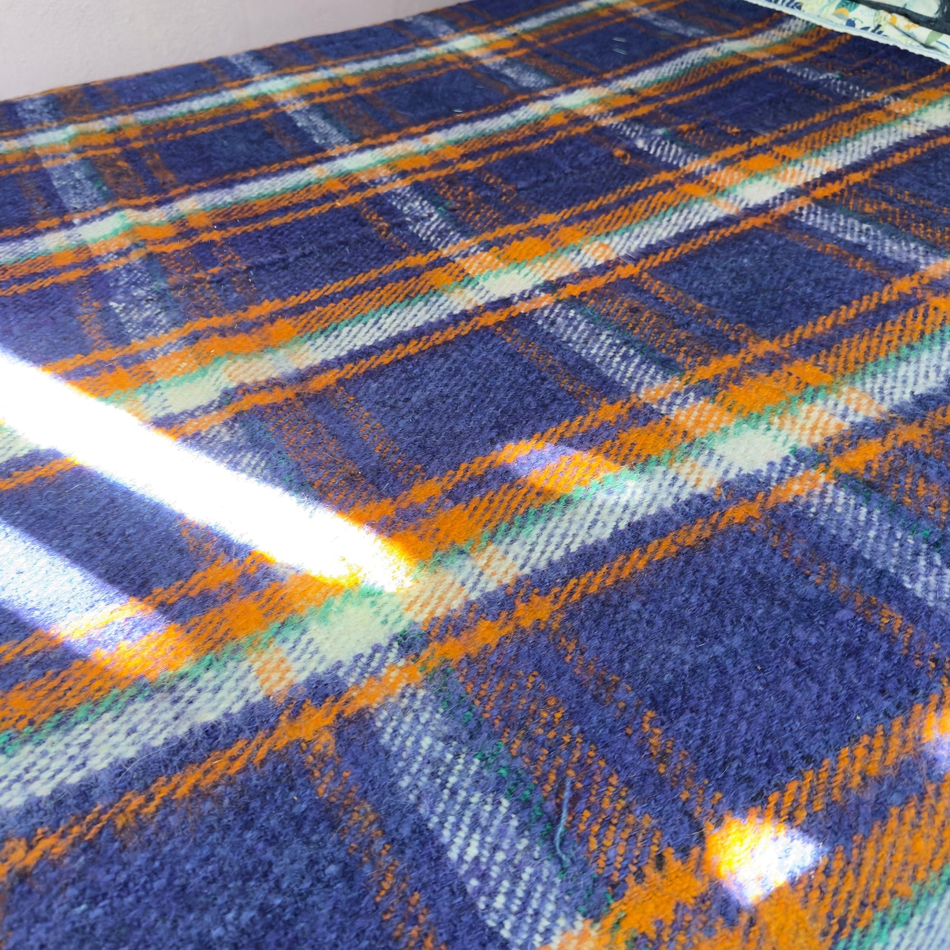 Vintage Bolivian Alpaca Heavyweight Blanket - From The Andes