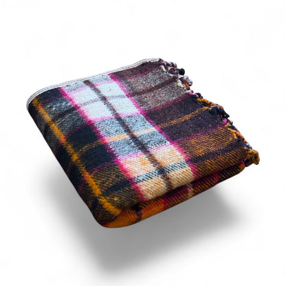 Vintage Bolivian Alpaca Heavyweight Blanket - From The Andes