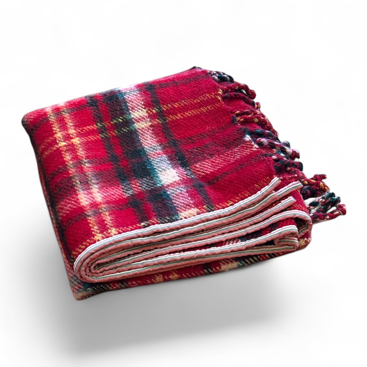 Vintage Bolivian Alpaca Heavyweight Blanket - From The Andes
