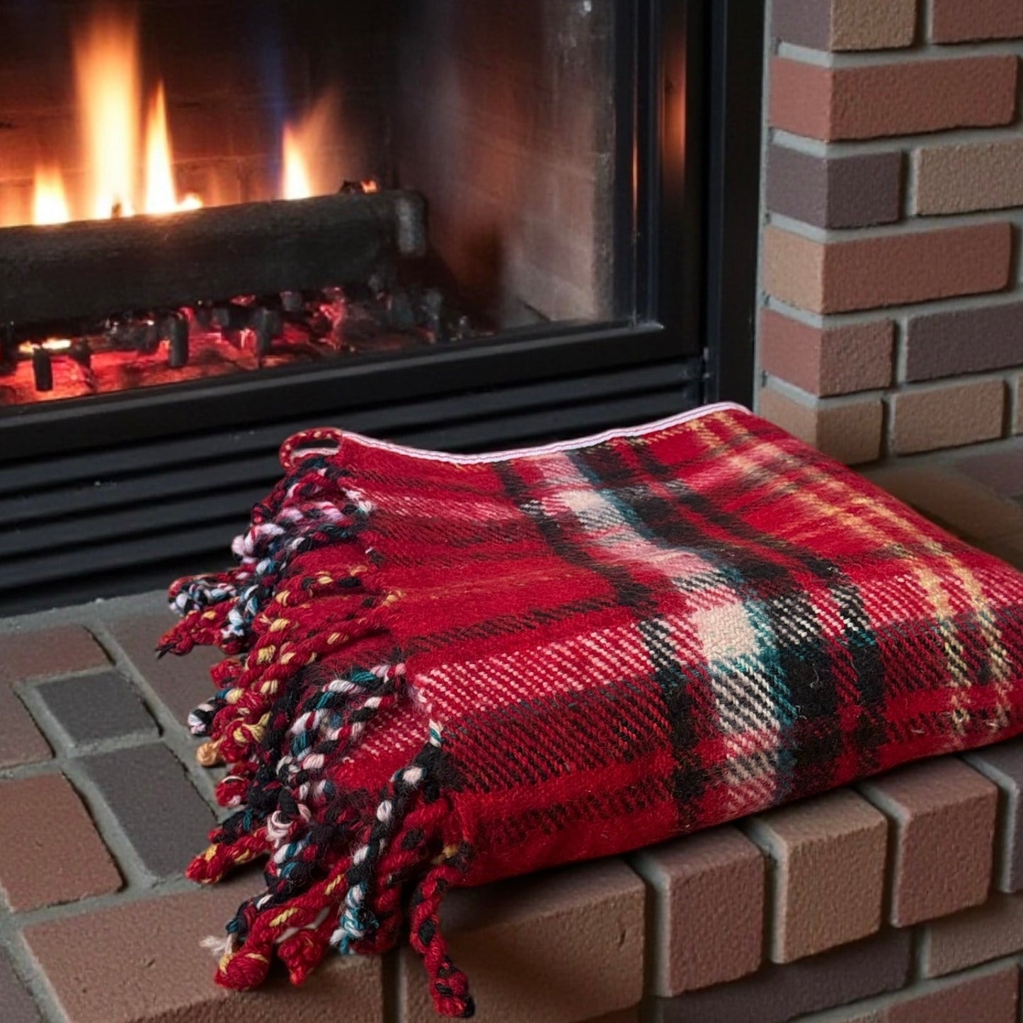 Vintage Bolivian Alpaca Heavyweight Blanket - From The Andes