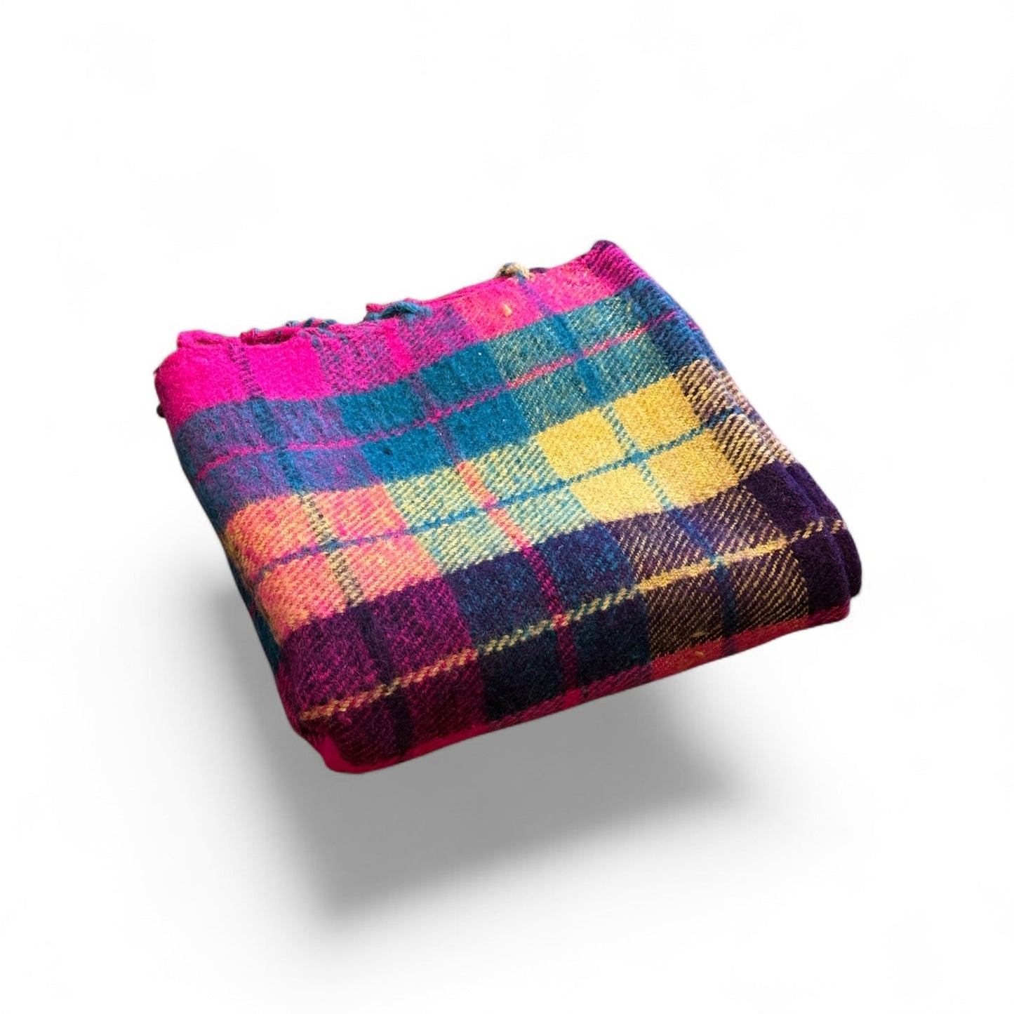 Vintage Bolivian Alpaca Heavyweight Blanket - From The Andes