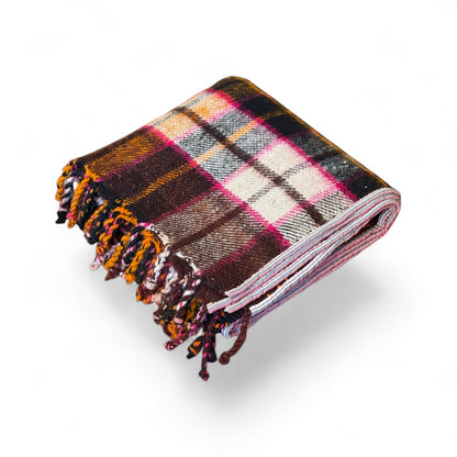 Vintage Bolivian Alpaca Heavyweight Blanket - From The Andes