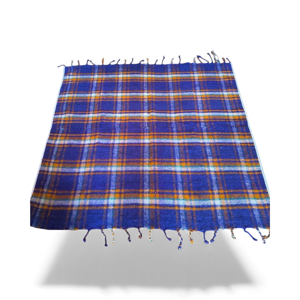 Vintage Bolivian Alpaca Heavyweight Blanket - From The Andes