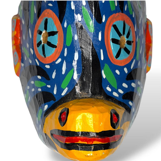 Vintage Guatemala Fish Mask - From The Andes