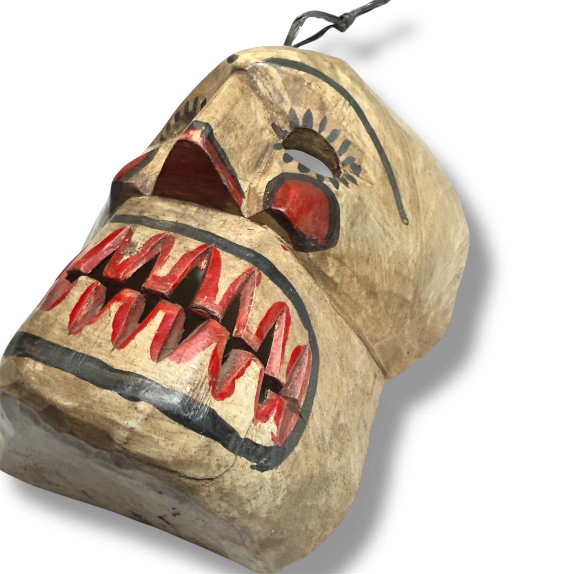 Vintage Guatemalan Calavera Mask - From The Andes