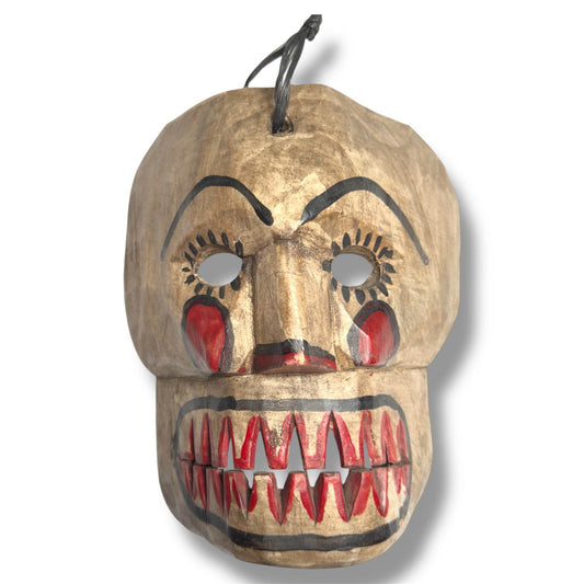 Vintage Guatemalan Calavera Mask - From The Andes