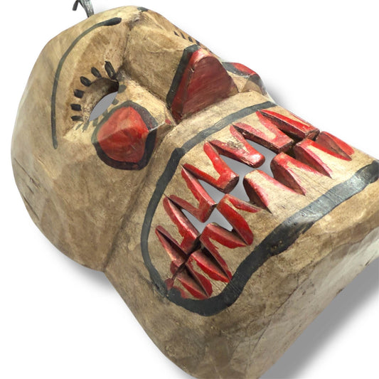 Vintage Guatemalan Calavera Mask - From The Andes