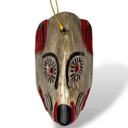 Vintage Guatemalan Coyote Mask - From The Andes