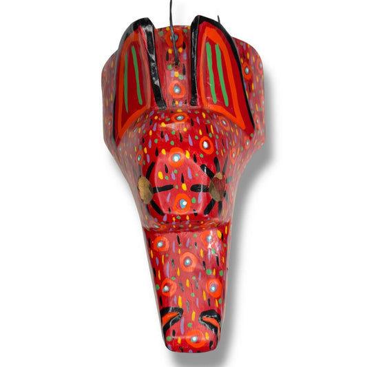 Vintage Guatemalan Coyote Mask - From The Andes