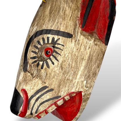 Vintage Guatemalan Coyote Mask - From The Andes