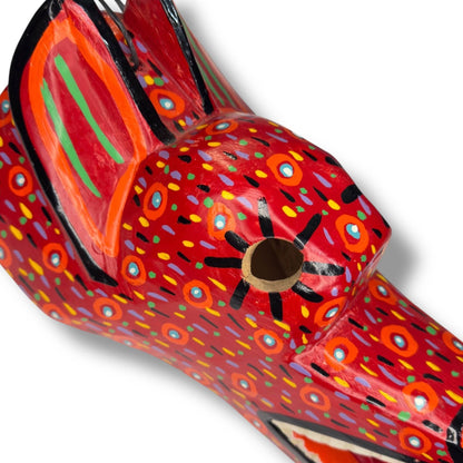 Vintage Guatemalan Coyote Mask - From The Andes