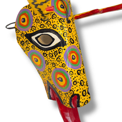 Vintage Guatemalan Deer Mask - From The Andes