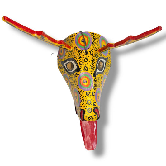 Vintage Guatemalan Deer Mask - From The Andes