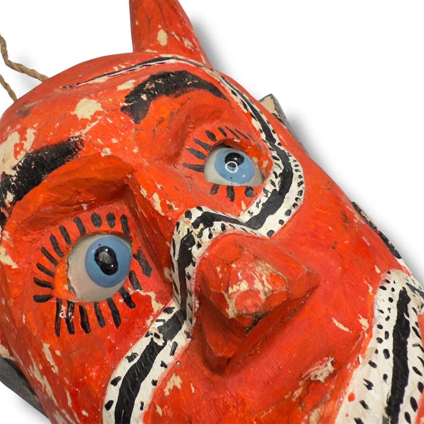 Vintage Guatemalan Diablo Mask - From The Andes