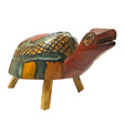 Sculpture de tortue guatémaltèque vintage sculptée à la main