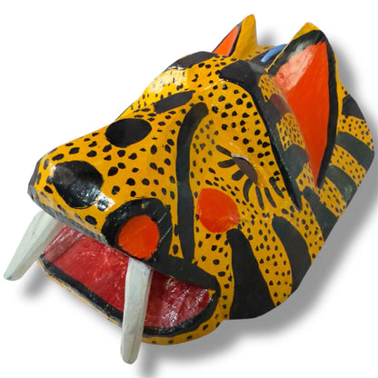 Vintage Guatemalan Jaguar Mask - From The Andes