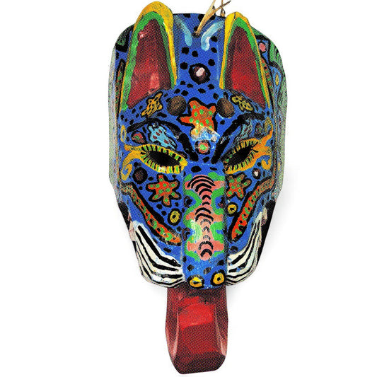 Vintage Guatemalan Jaguar Mask - From The Andes
