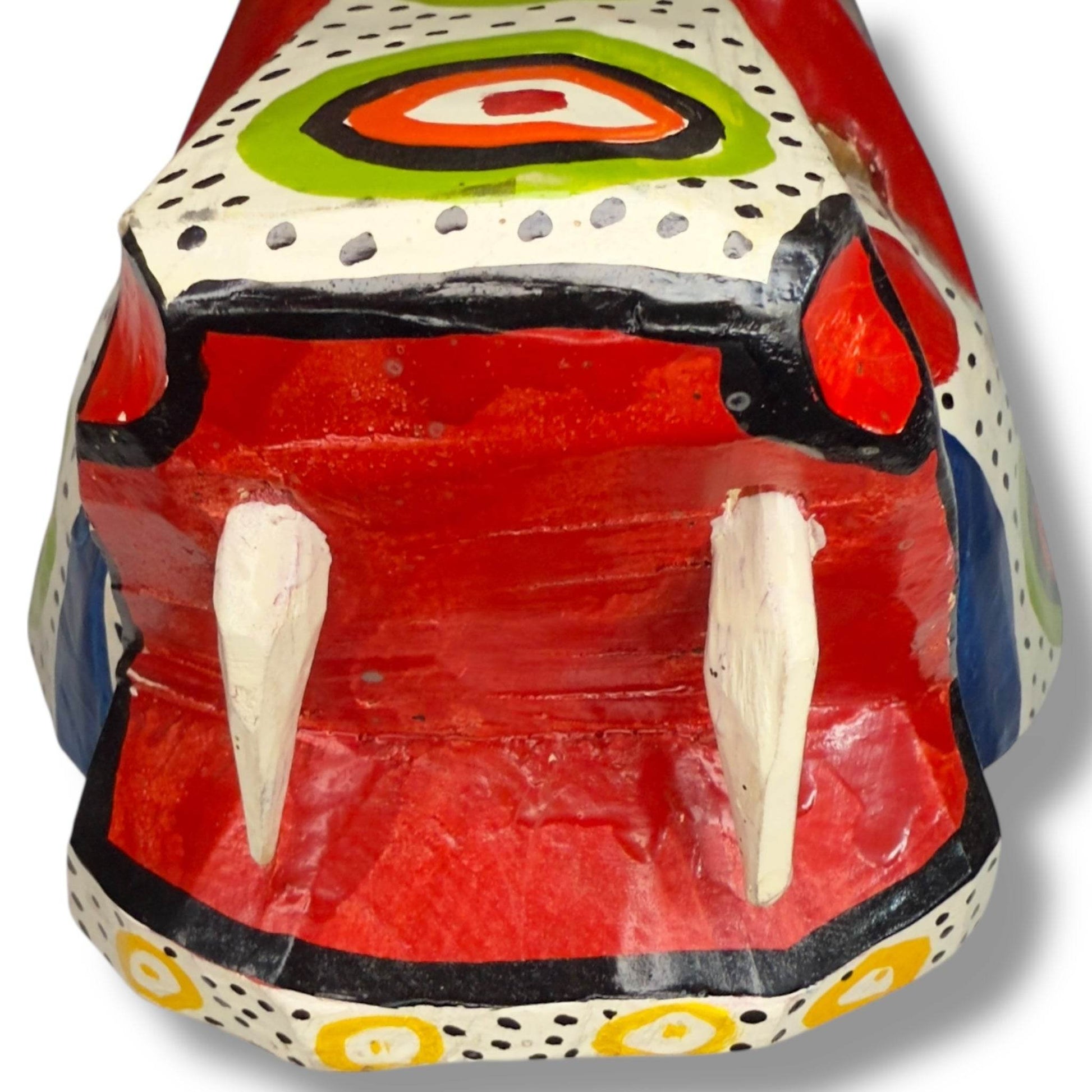 Vintage Guatemalan Jaguar Mask - From The Andes