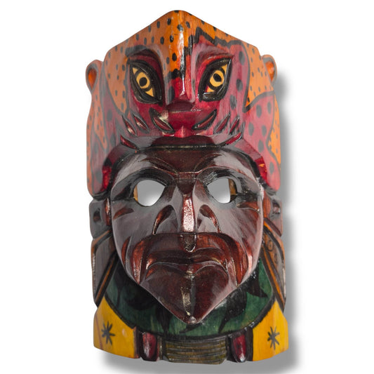 Vintage Guatemalan Jaguar Mask - From The Andes