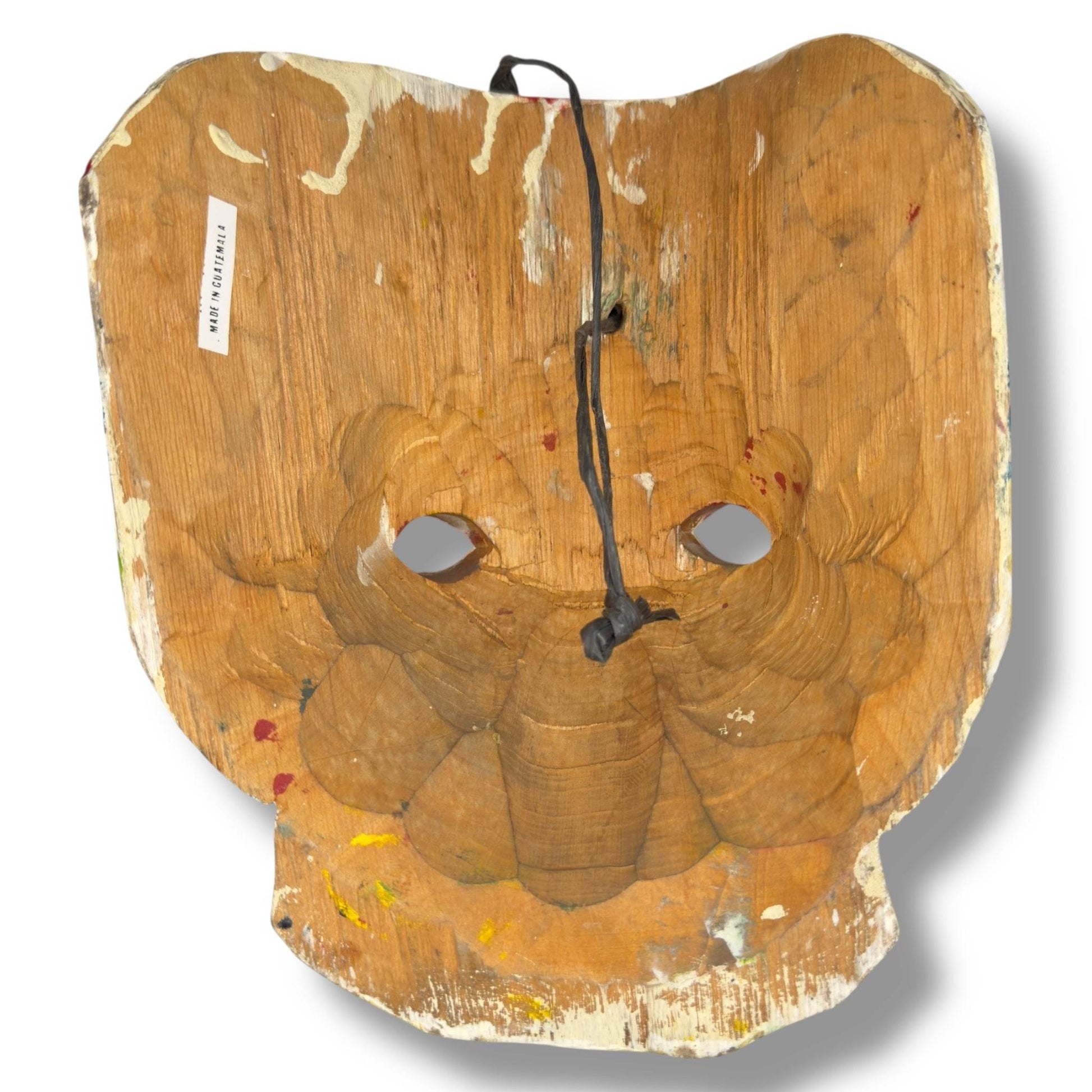 Vintage Guatemalan Jaguar Mask - From The Andes