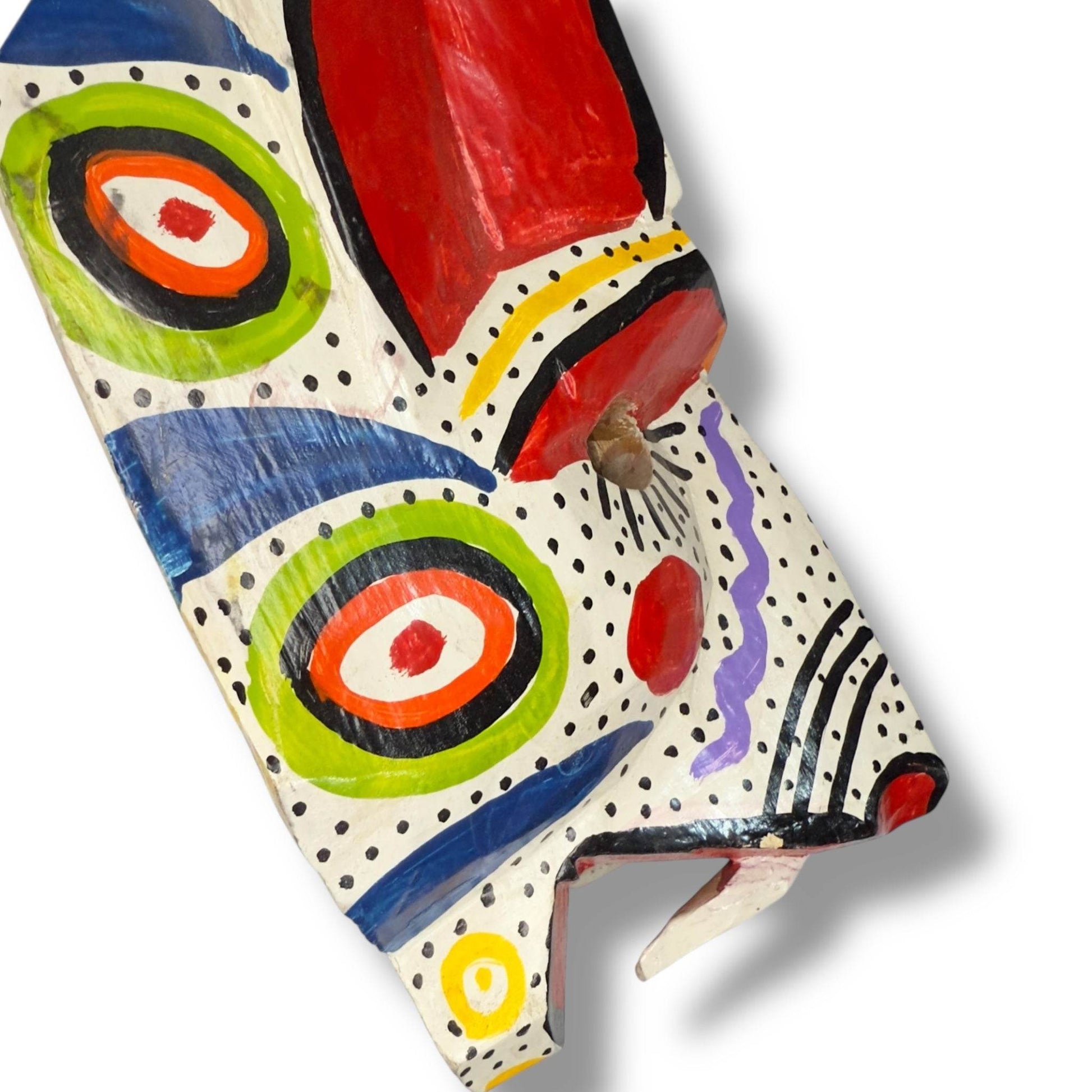 Vintage Guatemalan Jaguar Mask - From The Andes