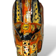 Masque de jaguar guatémaltèque - Art tribal vintage authentique