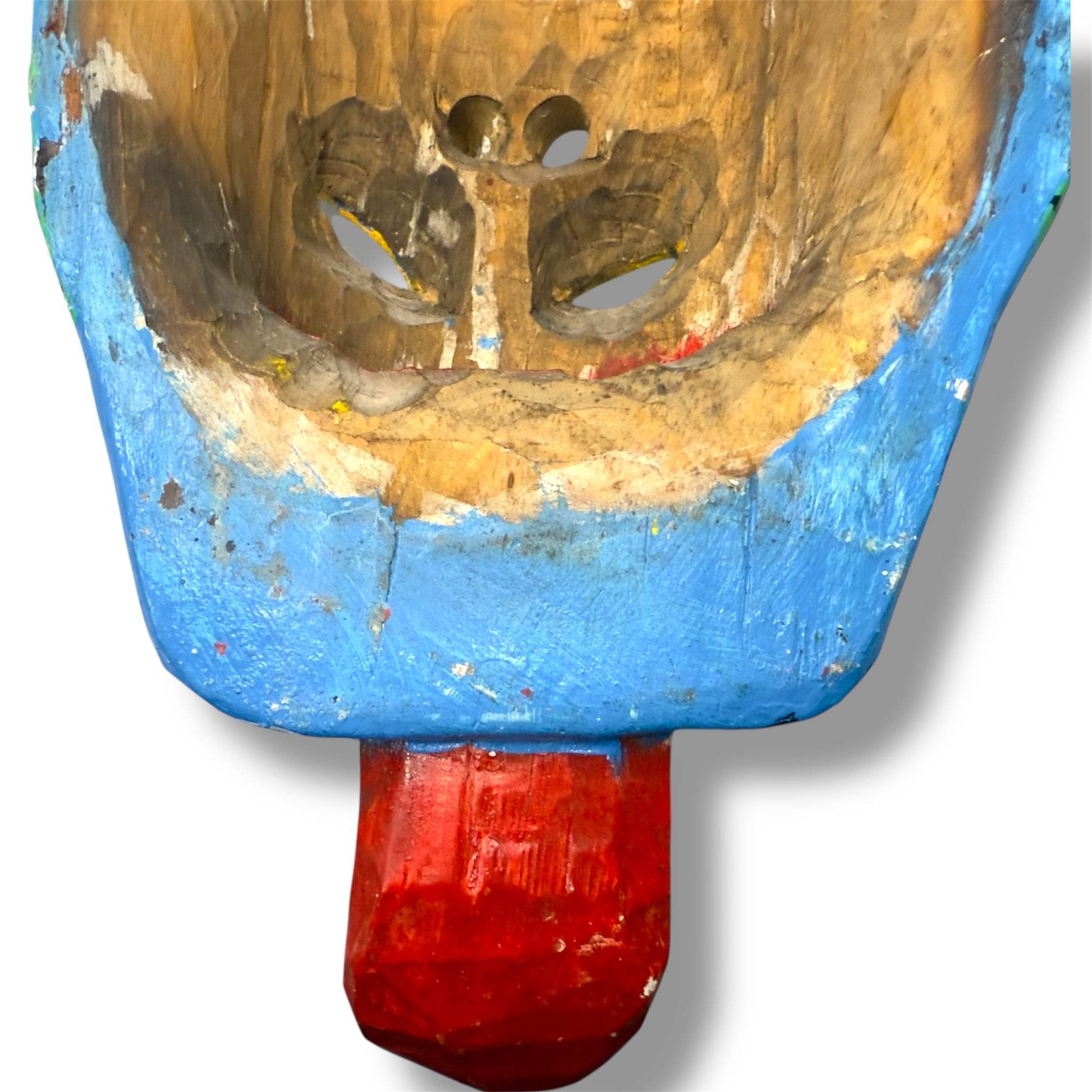 Vintage Guatemalan Jaguar Mask - From The Andes