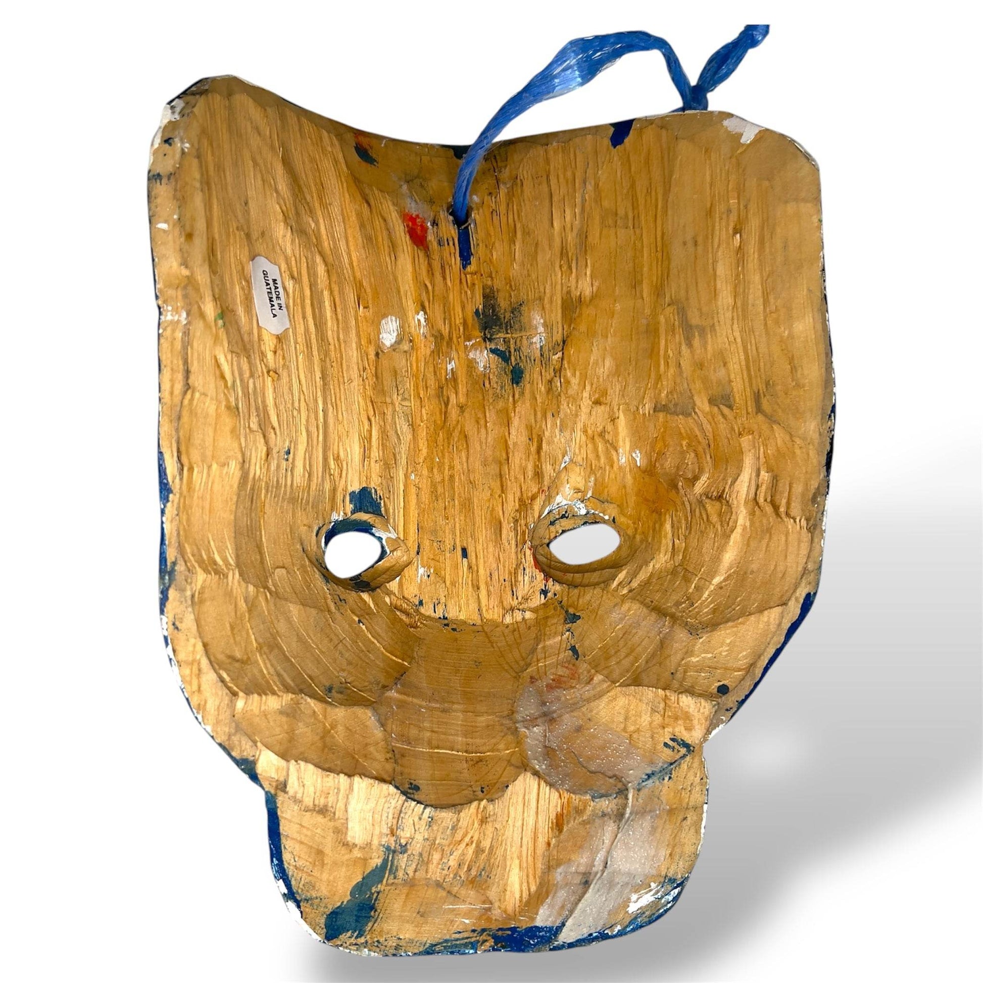 Vintage Guatemalan Jaguar Mask - From The Andes
