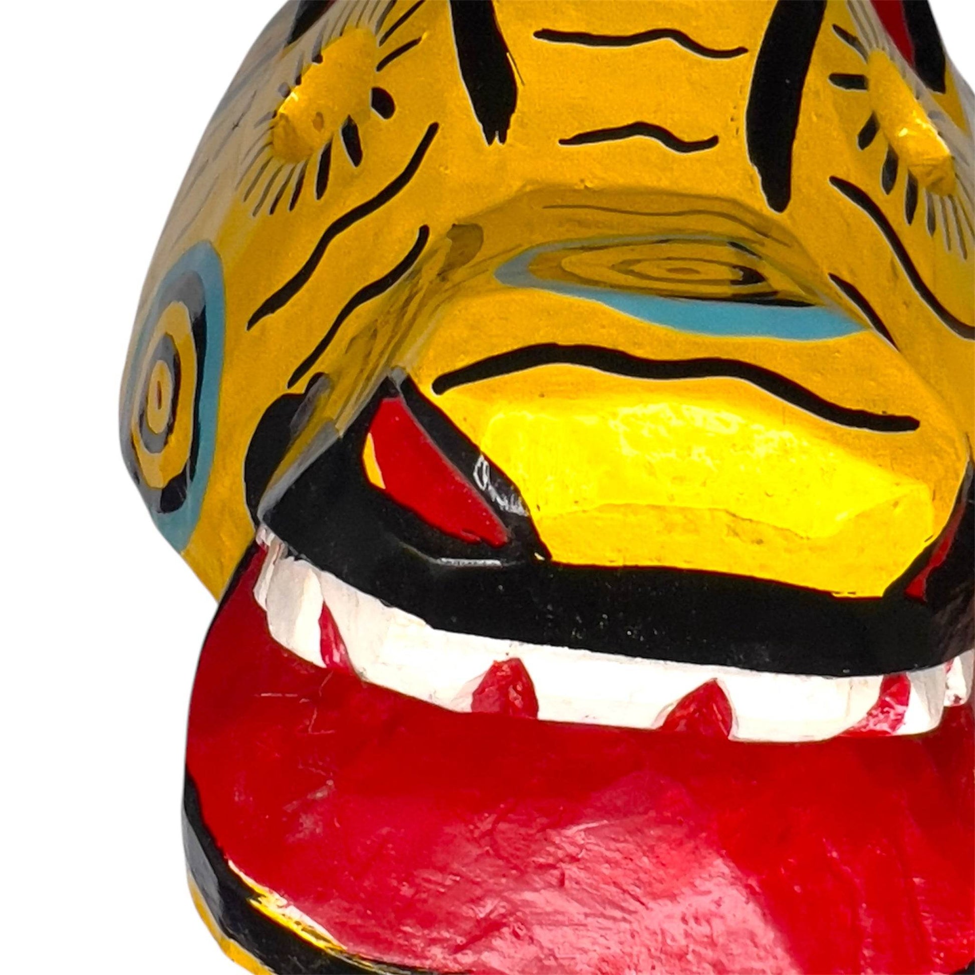 Vintage Guatemalan Jaguar Mask - From The Andes