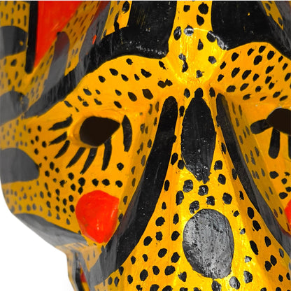 Vintage Guatemalan Jaguar Mask - From The Andes