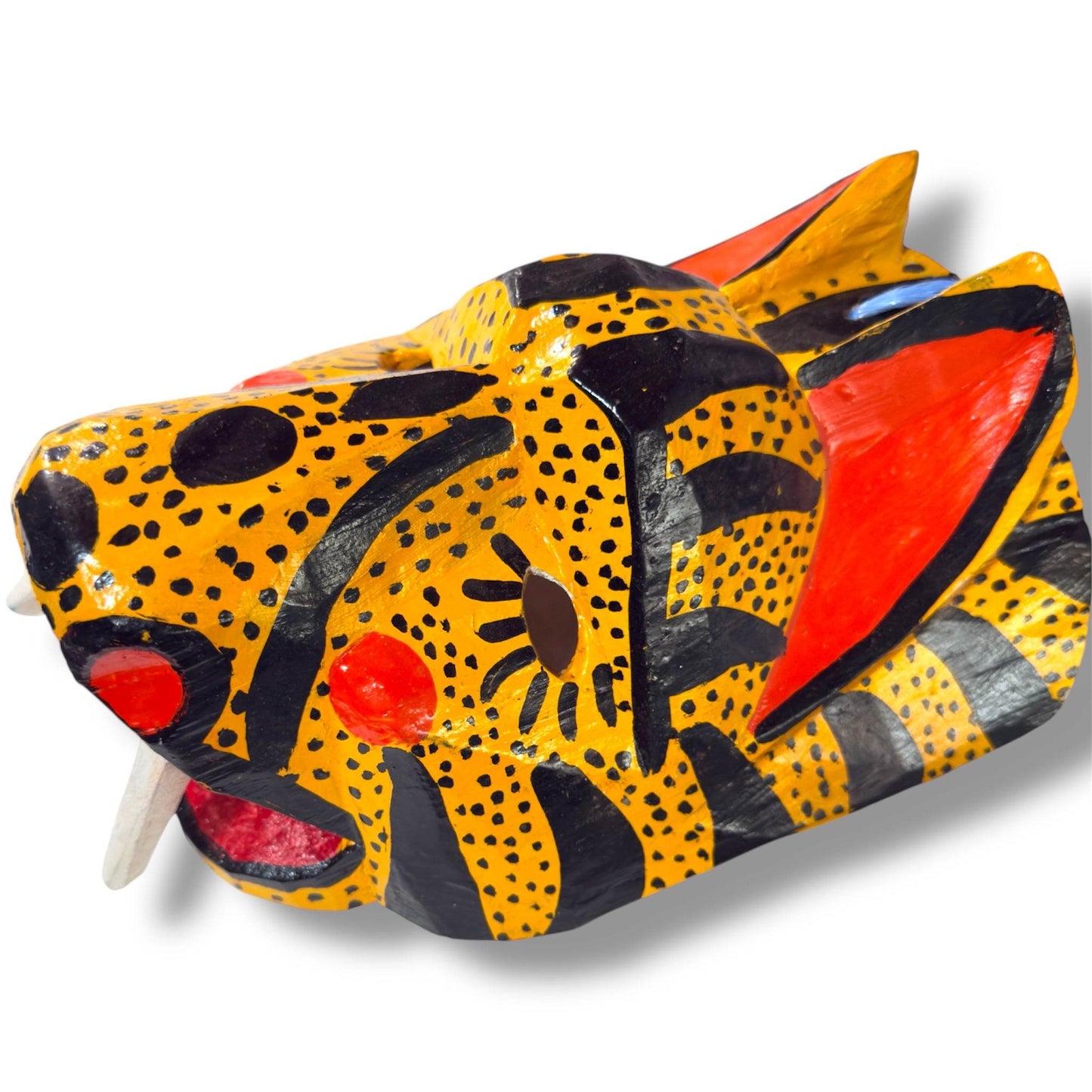 Vintage Guatemalan Jaguar Mask - From The Andes