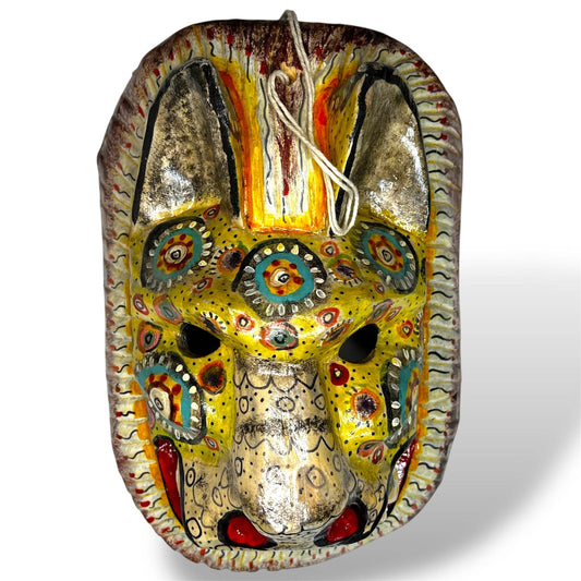 Vintage Guatemalan Lion Mask - From The Andes