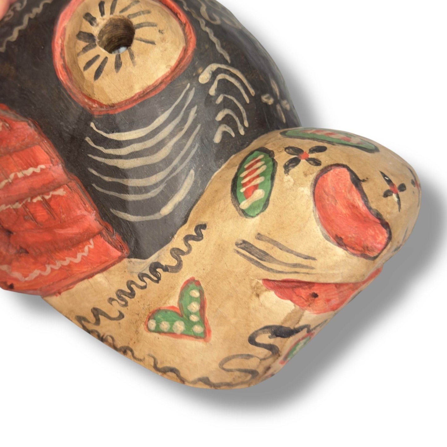 Vintage Guatemalan Monkey Mask - From The Andes