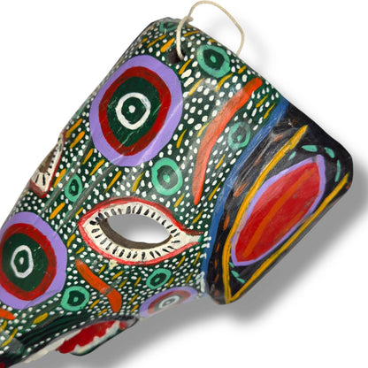 Vintage Guatemalan Mule Mask - From The Andes