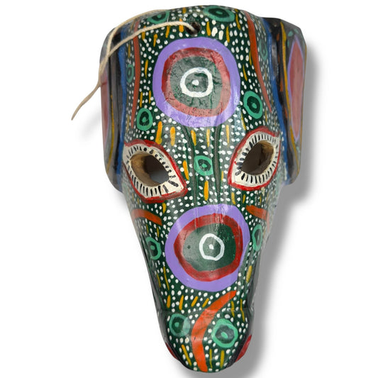 Vintage Guatemalan Mule Mask - From The Andes