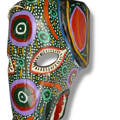 Vintage Guatemalan Mule Mask - From The Andes