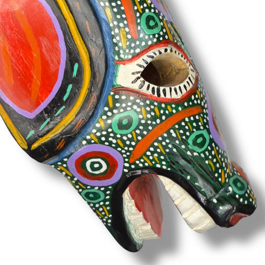 Vintage Guatemalan Mule Mask - From The Andes