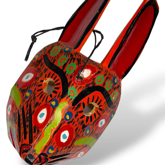 Vintage Guatemalan Rabbit Mask - From The Andes