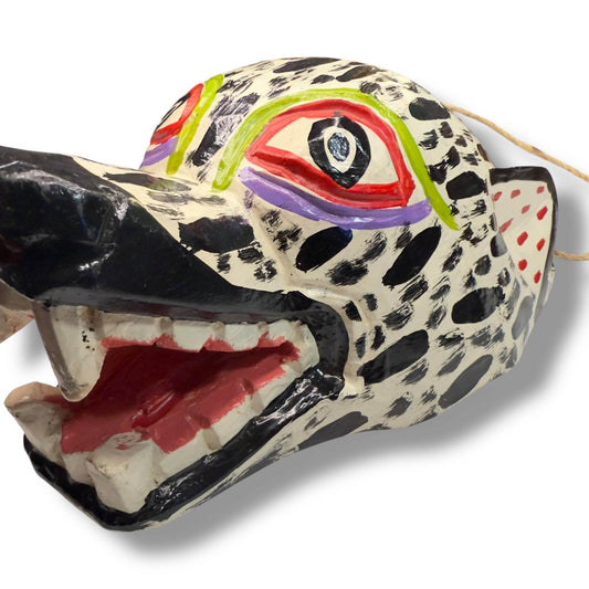 Vintage Guatemalan Wild Dog Mask - From The Andes