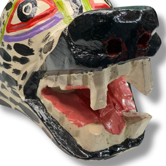 Vintage Guatemalan Wild Dog Mask - From The Andes